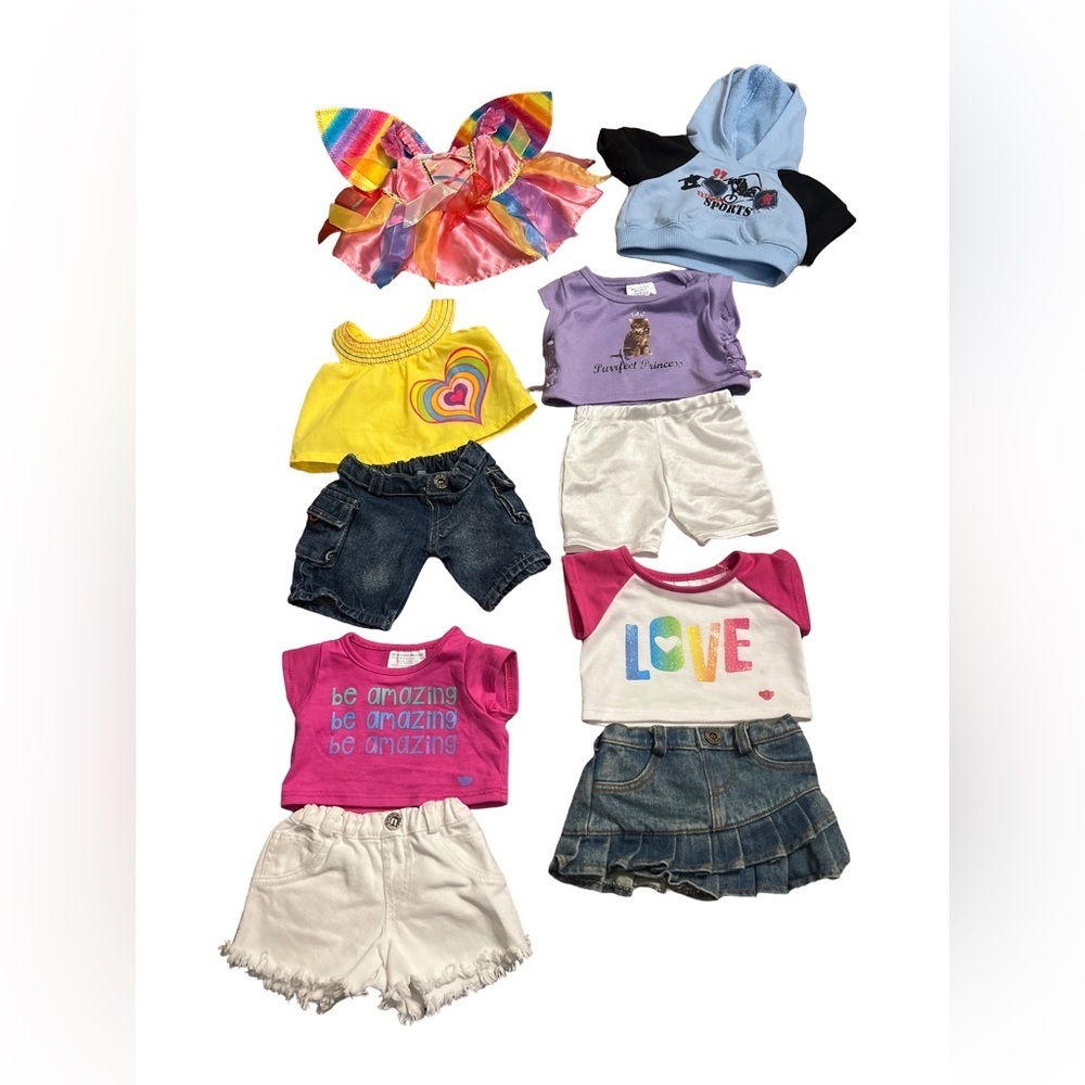 Build-A-Bear Colorful Clothing Set